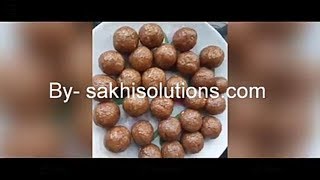 Aliv laddoo recipe Garden cress seeds laddoo  halim laddu sakhisolutionscom [upl. by Sprage581]