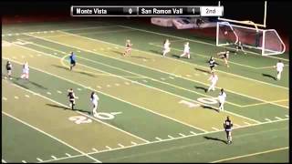 San Ramon Valley GK Zoey Bauman makes a great save to preserve the shutout [upl. by Hajan]