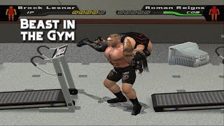 Brock Lesnar vs Roman Reigns  WRESTLEMANIA  BackStage  WWE SD Here Comes the Pain Mod [upl. by Ygief]