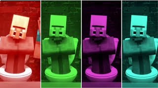 MINECRAFT SKIBIDI TOILET ANIMATION 1vs4 [upl. by Nyledaj]