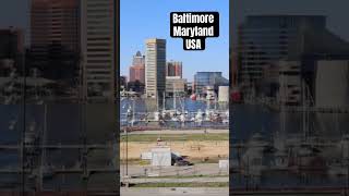 Baltimore Maryland USA shorts baltimoremaryland baltimoreharbor unitedstates usa travel city [upl. by Nevak]