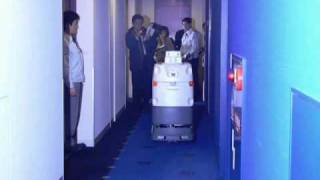 Panasonics Hospital Delivery Robot [upl. by Niltiak]