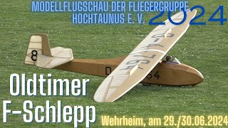 RC AEROTOW VINTAGE SAILPLANE Modellflugschau Wehrheim 2024 [upl. by Jola]