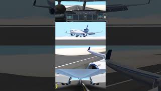 World Airways McDonnel Douglas MD11F Landing at Dubai Al Maktoum Airport OMDW  Infinite Flight [upl. by Ahsok]