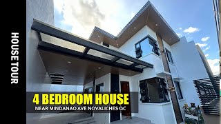 BRAND NEW 4 BEDROOM HOUSE IN QUEZON CITY I Near Mindanao Ave Subway [upl. by Naibaf]