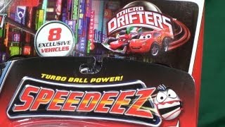 Disney Cars Metallic Micro Drifters And Speedeez [upl. by Pavla]