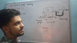 Manometer numerical 4  Fluid Statics [upl. by Dannye]