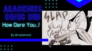 quotHOW DARE YOUquot  Hazbin Hotel Arackniss Fan Comic Dub [upl. by Ahtenek]