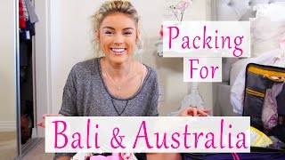 What to Pack for Bali amp Australia [upl. by Ezaria422]