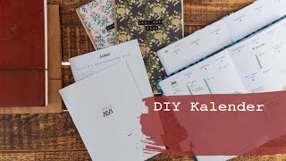 DIY Kalender  selbst ausdrucken und individuell anpassen [upl. by Norean]