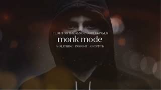 subliminal audio  listen when youre ready monk mode ✨ subliminal for solitude insight  growth [upl. by Tnilk]