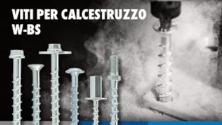 Viti per calcestruzzo WBS  Würth Italia [upl. by Koehler]