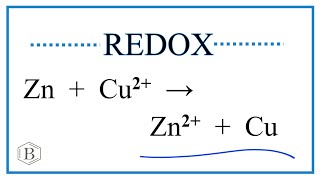 Balancing the Redox Reaction Zn  Cu 2 → Zn 2  Cu [upl. by Lien]