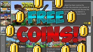 How To Get FREE Marketplace COINS  Minecraft PE Pocket Edition [upl. by Nrubyar]