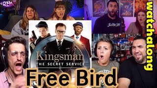 Free Bird  Kingsman The Secret Service 2014 Realtime Movie Reactions [upl. by Francyne]