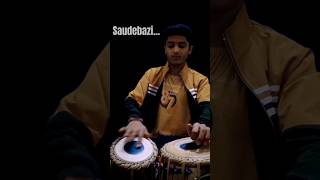 Saudebazi 🤍🥀ll Tablacover ll shorts trending tabla viralvideo trend feedshorts song [upl. by Varick]