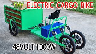 Build a Electric Cargo Bike 1000W [upl. by Arrac]