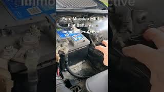 Ford Mondeo MK4 Flat Battery  Immobiliser Active fix [upl. by Nylsej]