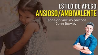 Estilo de apego Ansioso  Ambivalente Vínculos precoces teoria de Bowlby [upl. by Siraf678]