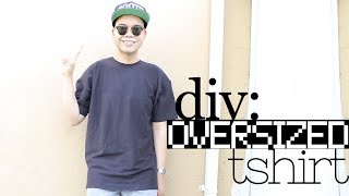 DIY Simple Oversized TShirt [upl. by Terryn827]