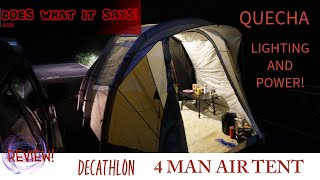 Quechua 4 man air tent and camping equipment [upl. by Benedict362]