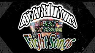 Fight Song Sing Alongs  B1G Ten West  Includes Lyrics  StateLionPro [upl. by Nimaynib]