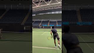 What a Slice Serve tennis tennisserve tennispractice shorts [upl. by Ahsircal]