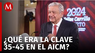 AMLO agradece a las Fuerzas Armadas por poner orden en AICM [upl. by Oihsoy]