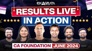 CA Foundation Result June 24  CA Foundation June 24 Result LIVE [upl. by Attinahs]