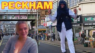 PECKHAM SOUTH LONDON English Lady 1ST Time  Exploring This Amazing Multicultural Community [upl. by Dominic]