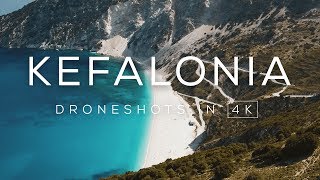 Ionian Island Kefalonia Greece  Drone video in 4K [upl. by Chabot]