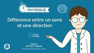 ⌚🧲 Différence entre un sens et une direction ‖ PhysiqueChimie ‖ Collège [upl. by Annazor]