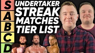 TIER LIST Undertakers WWE WrestleMania Streak Matches [upl. by Derman]