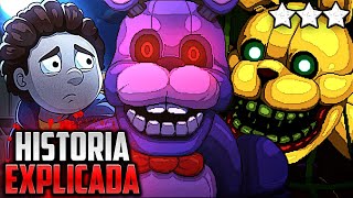 FNAF Into The Pit HISTORIA RESUMIDA Y EXPLICADA  Todos los finales [upl. by Amalee]