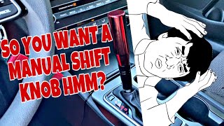 Swapping Your Automatic Shift Knob for a Manual Shift Knob SOO EASY SickSpeed Adapter [upl. by Helbonnah]