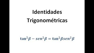 Identidades Trigonometricas Ejemplo 1 [upl. by Anita123]