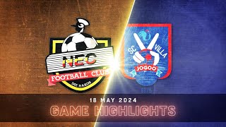 EXTENDED HIGHLIGHTS  NEC FC 02 SC Villa Jogoo  StarTimes UPL MD30 2324 [upl. by Chloras239]