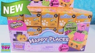 Happy Places Shopkins Halloween Spooky Glow In The Dark Blind Bag Toy Review  PSToyReviews [upl. by Adnor]