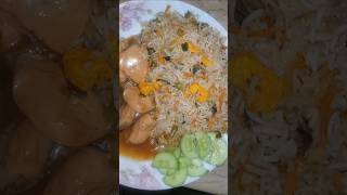 Chicken Rice recipe😋 shortfeed foodlover foodblogger cooking viral trending [upl. by Brackely]