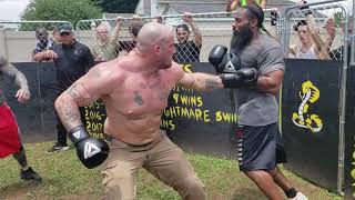 SKINHEAD vs STREET FIGHTER PRISON BEEF DIRTIEST HEAVY WEIGHT KO [upl. by Malsi131]