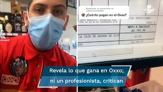 ¡Renuncio Joven revela cuánto gana en un Oxxo y se hace viral en TikTok [upl. by Esaele68]