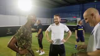 Nicholas Anelka surprises a 5 A Side Football Team amp Plays [upl. by Nomsed]