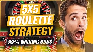 5x5 Roulette Strategy Revealed 98 Success Rate 😮 [upl. by Muirhead]