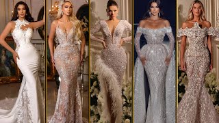 100 Most Beautiful amp Stylish Wedding Dresses for 2024  Stunning Wedding Gowns [upl. by Rezeile]