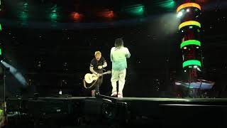 Ed Sheeran ft Fireboy DML  Peru  live at Wembley Stadium 29062022 [upl. by Malarkey]