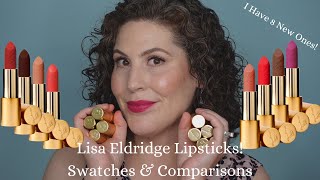 Lisa Eldridge  2022 Summer Lipsticks  TryOn and Lip Swatches with Comparisons [upl. by Stormy]