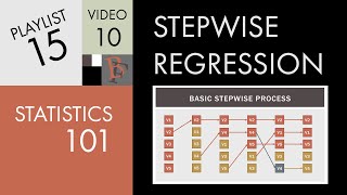 Statistics 101 Multiple Regression Stepwise Regression [upl. by Borlase]