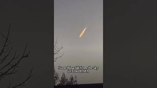 Something falling from the sky in Lowell MA [upl. by Hanaj]