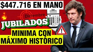 💲447716 en mano La Jubilación Mínima alcanzará un MÁXIMO HISTÓRICO y Enero 2025 viene con ALERTA🚨 [upl. by Rexford]