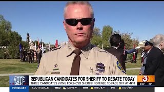 Republican candidates for Maricopa County Sheriff to face off in debate [upl. by Laks]